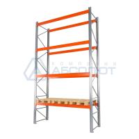 Стеллаж паллетный СТСМ 7000х3300х1000 (4 яруса), усиленный